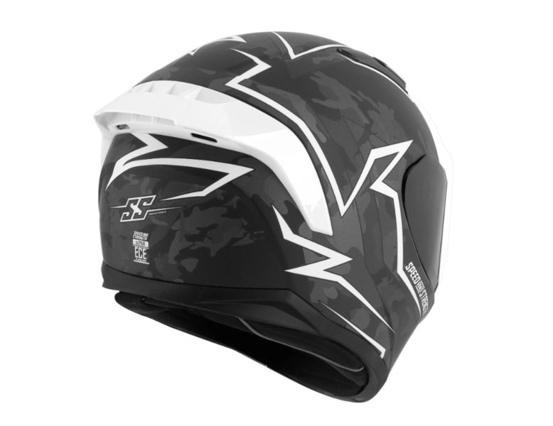 ADULT SS750 MOMENT OF TRUTH FULL FACE HELMET (Red/Black) | Speed and Strenght