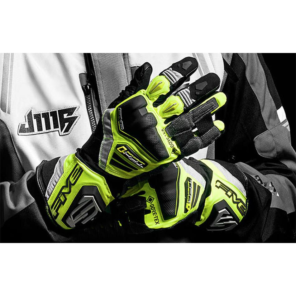 TFX1 GTX GLOVES (Fluo Yellow/Grey) | Five