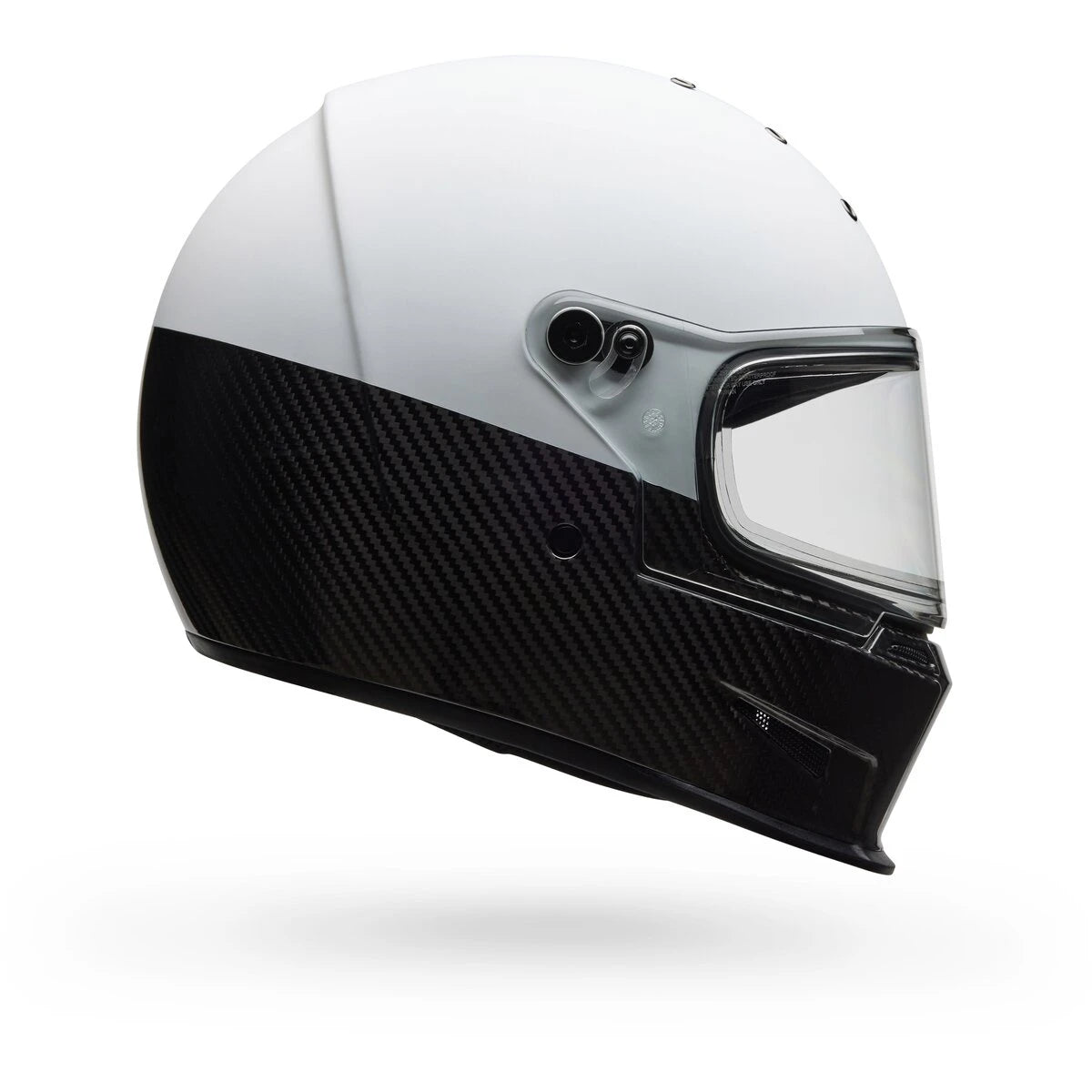 ELIMINATOR CARBON HELMET (Diverge Matte/Gloss White/Black) | BELL