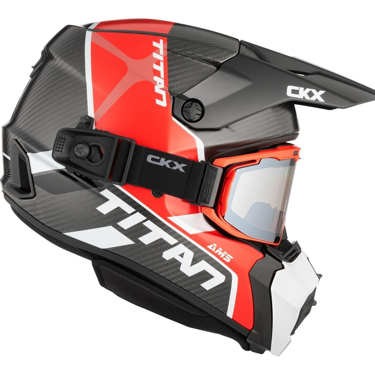 TITAN AMS CARBON HELMET (MATTE RED) | CKX