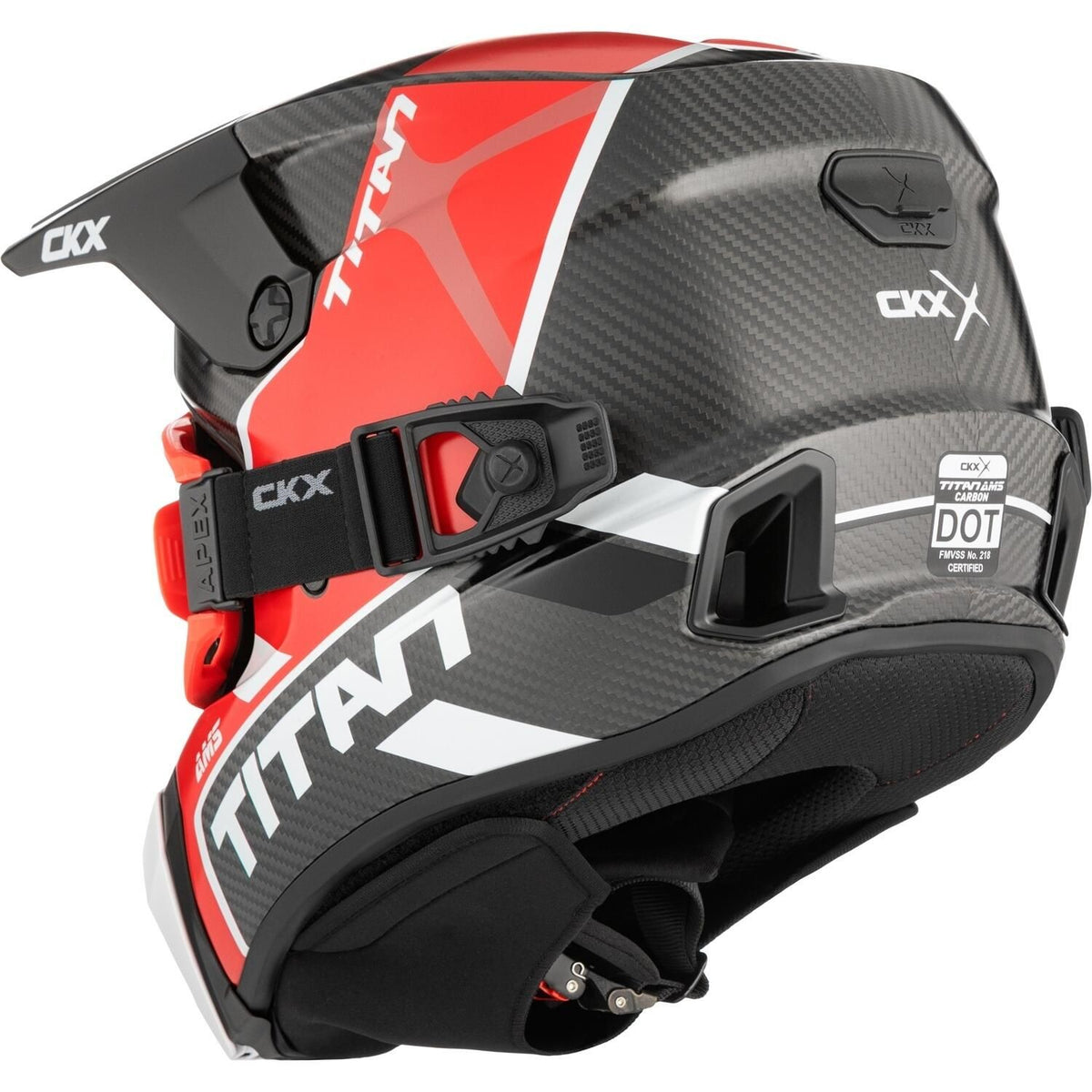 TITAN AMS CARBON HELMET (MATTE RED) | CKX