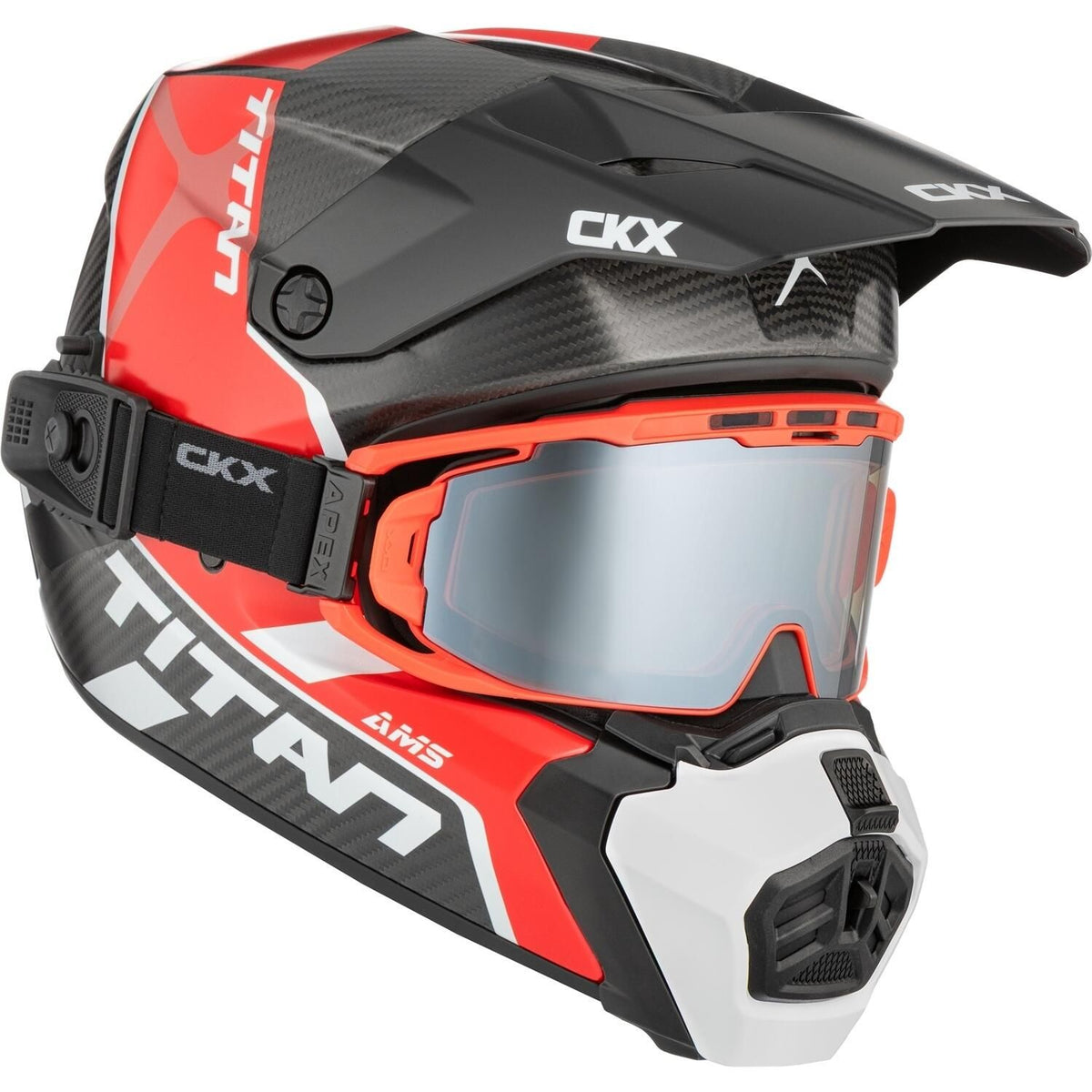 TITAN AMS CARBON HELMET (MATTE RED) | CKX