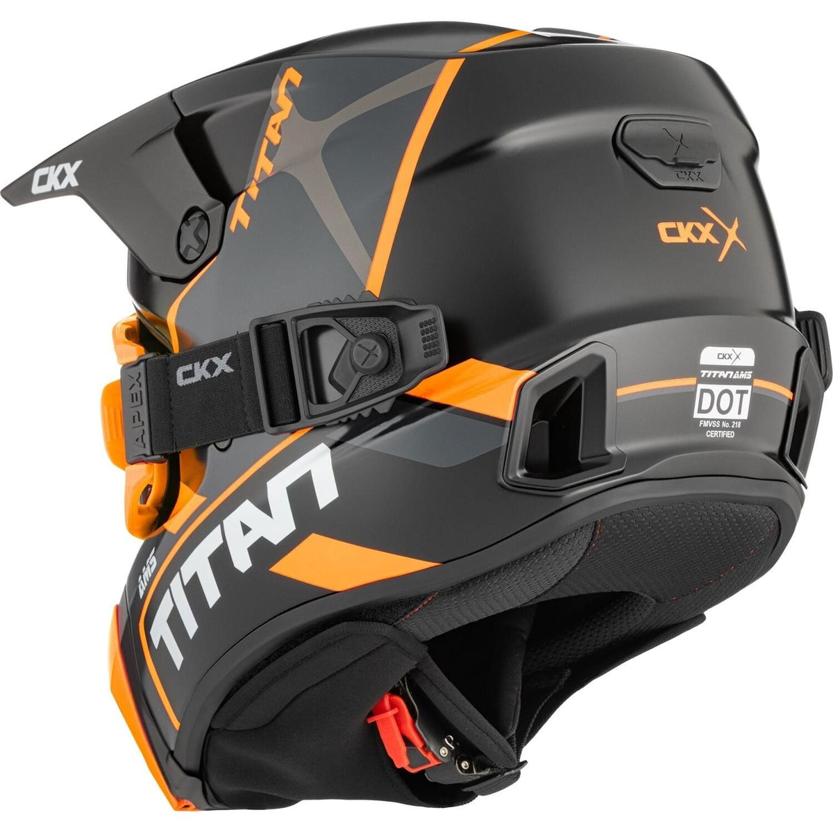 TITAN AMS DOUBLE LENS CONROD HELMET (MATTE ORANGE) | CKX