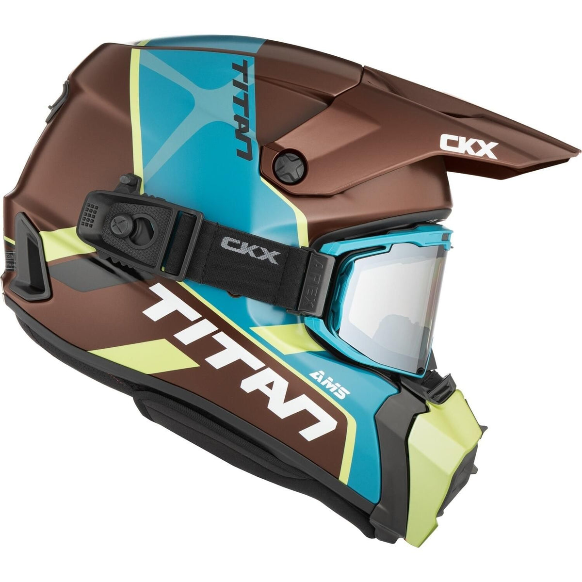 TITAN AMS DOUBLE LENS CONROD HELMET (MATTE GREEN) | CKX