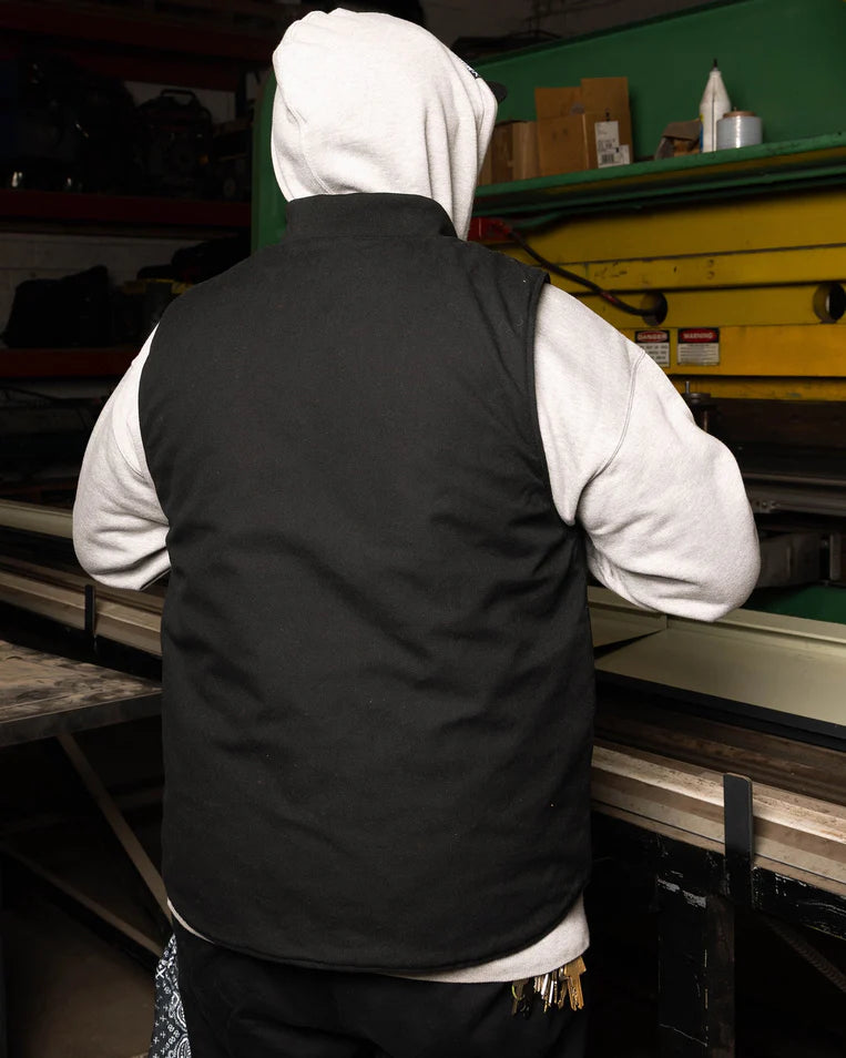 TRADESMAN WORK VEST (Black) | DIXXON