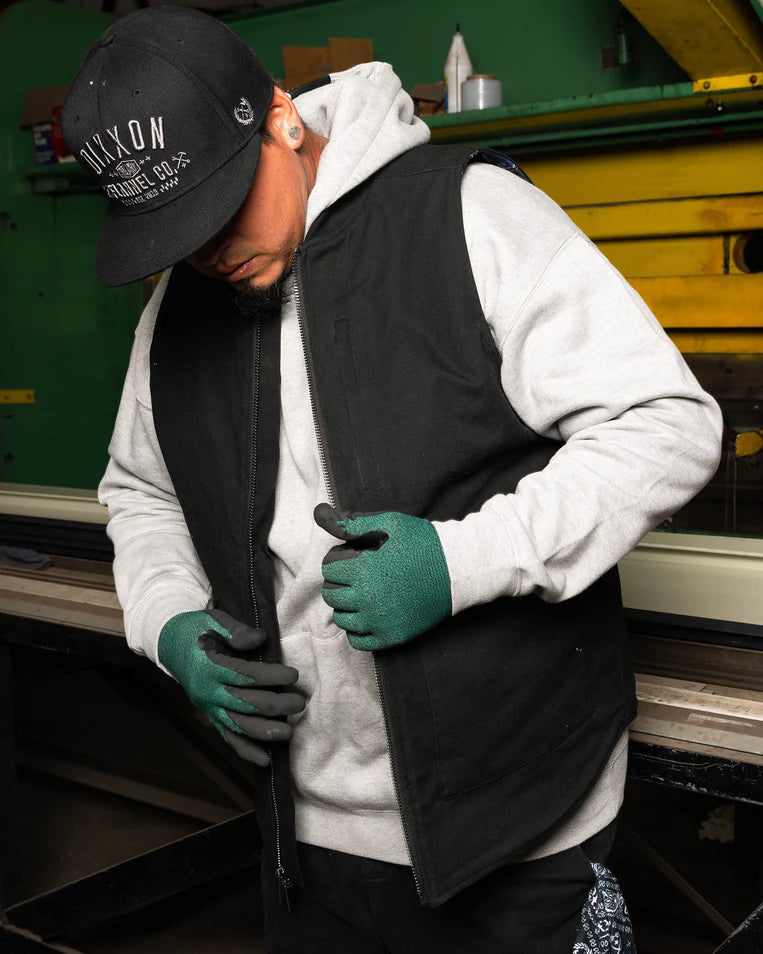 TRADESMAN WORK VEST (Black) | DIXXON