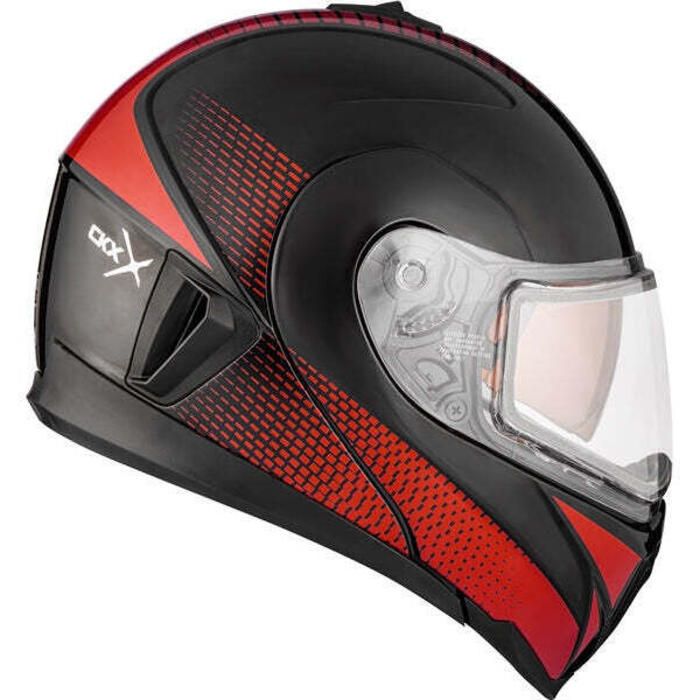 TRANZ 1.5AMS DOUBLE LENS HELMET (CYBER RED GLOSS) | CKX
