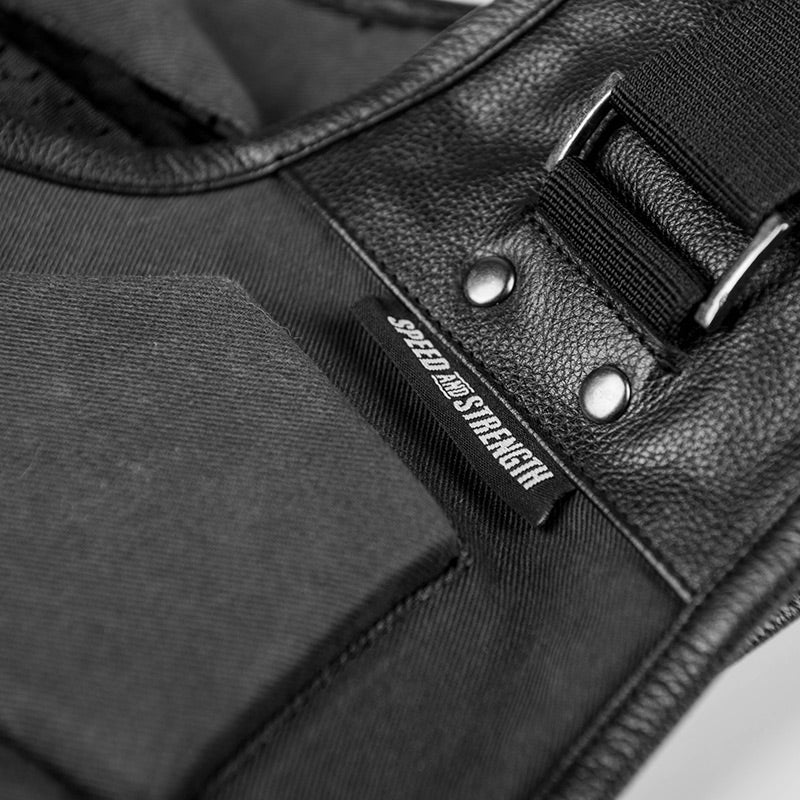 TRUE GRIT ARMOURED VEST (Black) | Speed and Strength