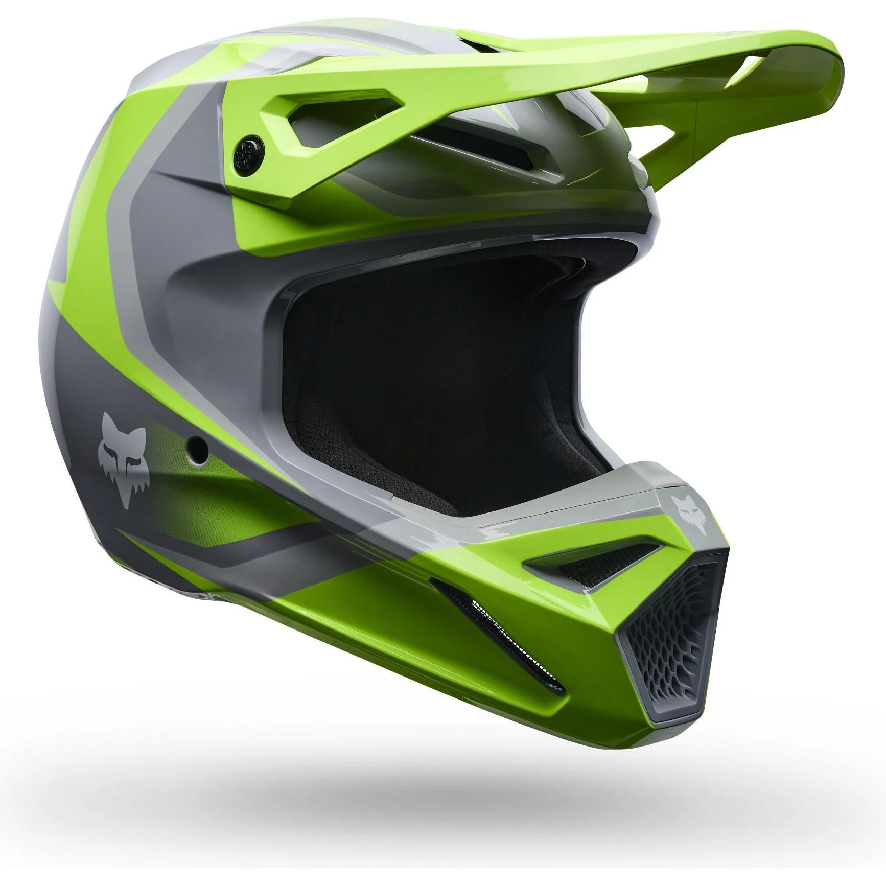 V1 FRAME HELMET (GRAY/YELLOW) | Fox Racing