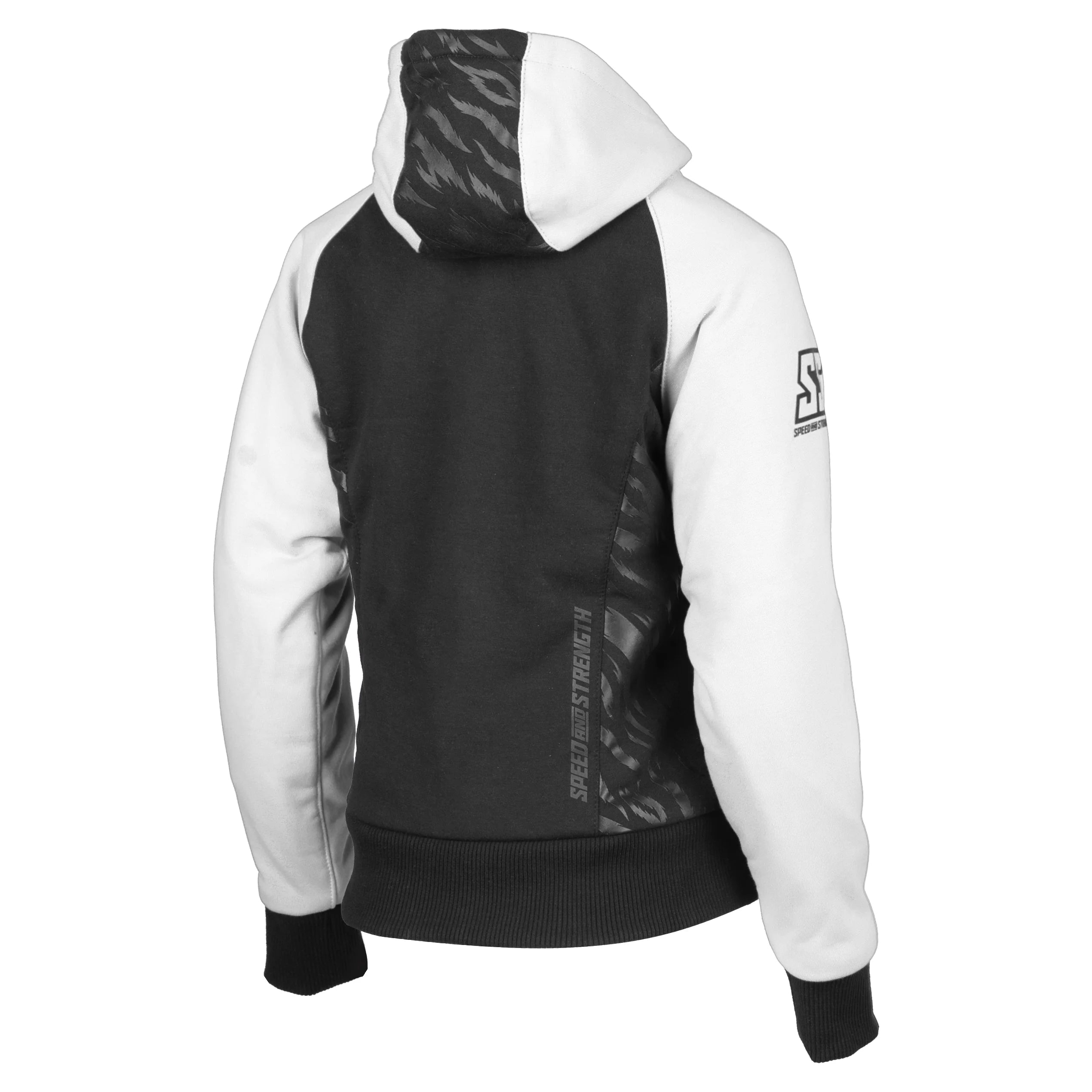 WOMEN'S ARMOURED HOODY CAT OUT'A HELL 2.0 (Grey) | Speed and Strength