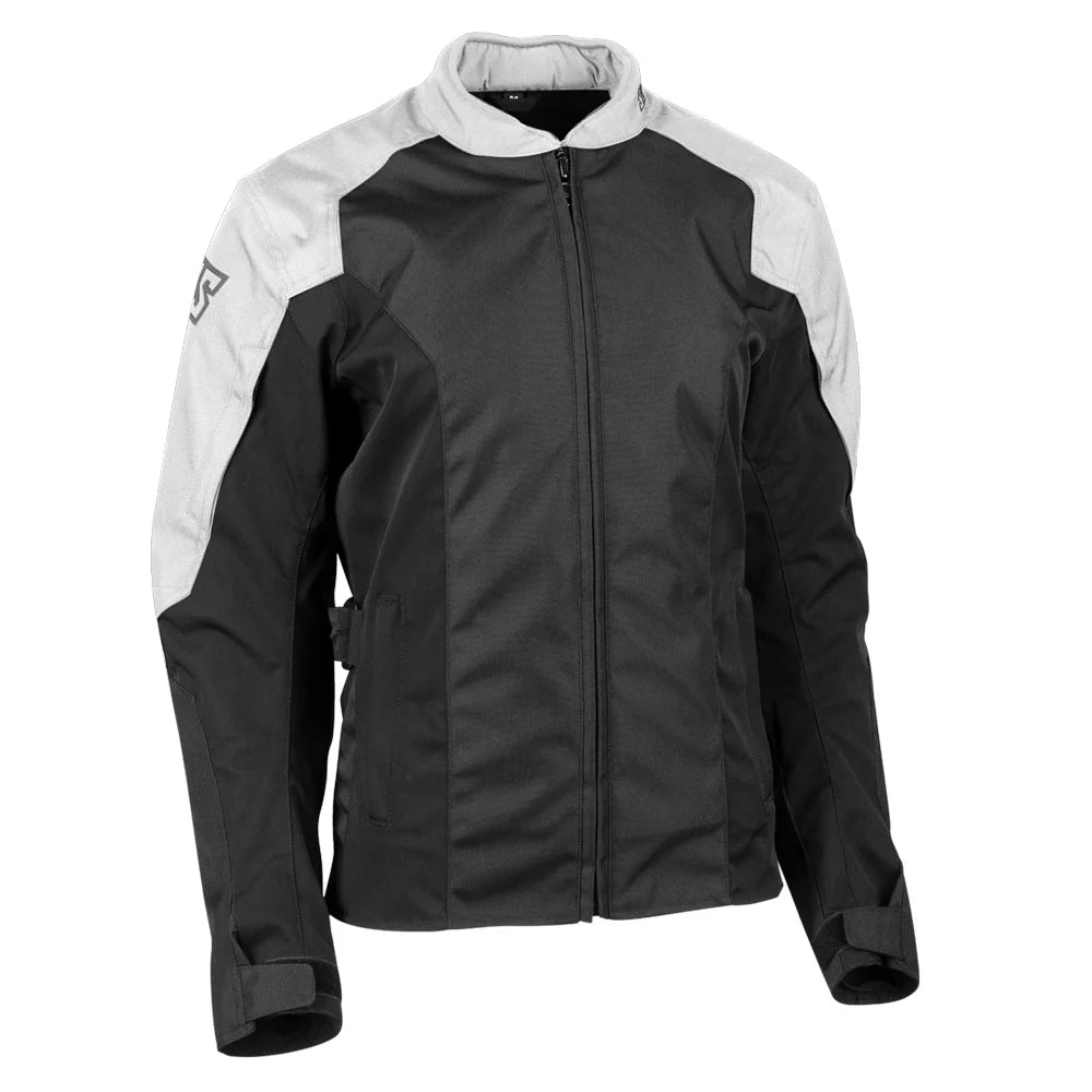 MAD DASH TEXTILE JACKET (Black/White) | Speed and Strength