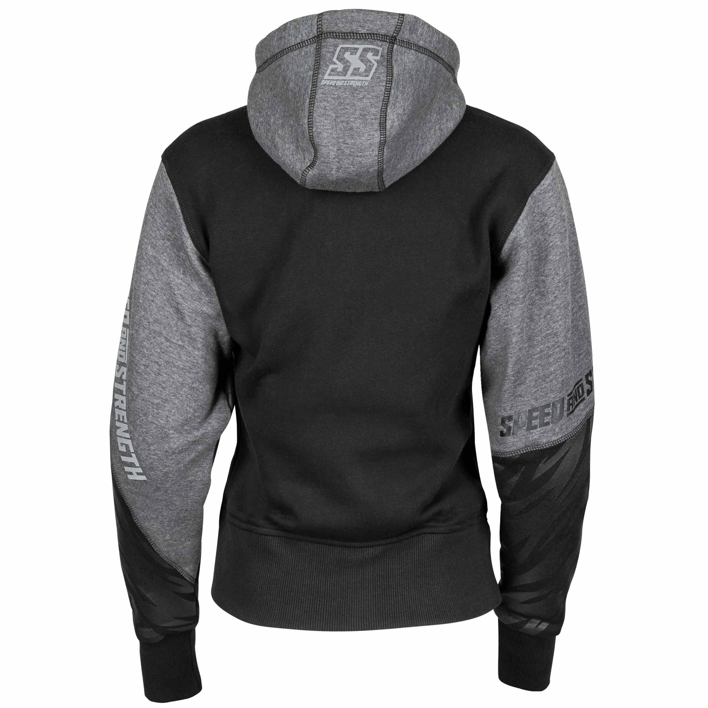 CAT OUT'A HELL ARMOURED HOODY (Black/Grey) | Speed and Strength