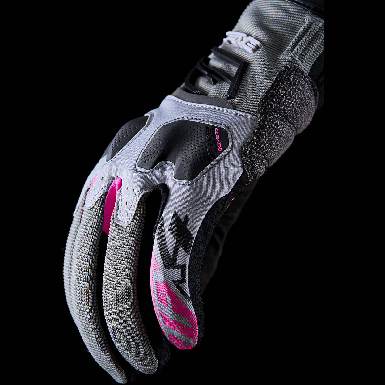 TFX4 WOMENS GLOVES (Grey/Pink) | FIVE