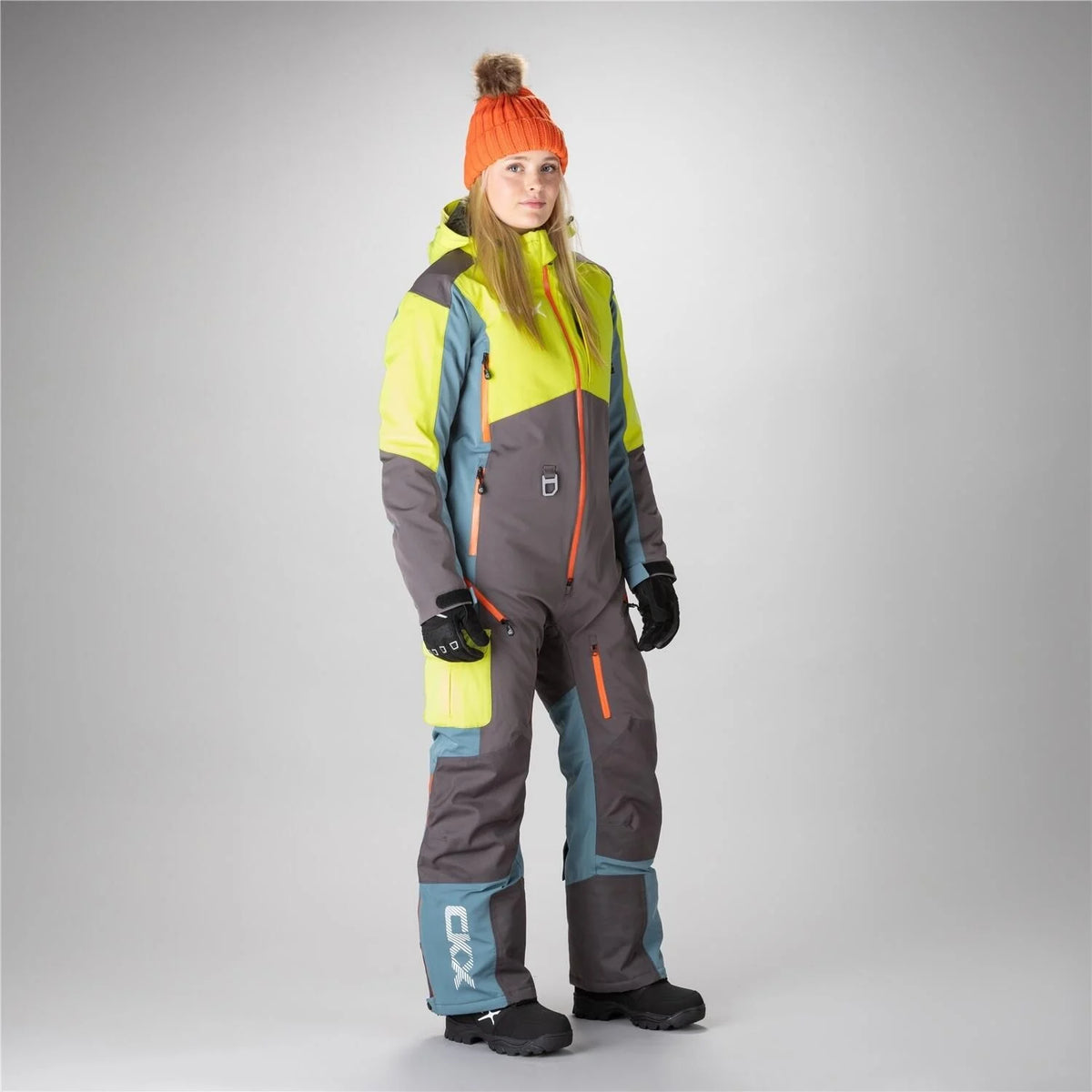 WOMEN YUKON ONE PIECE (GRIS/TAPESTRY/LIME) | CKX