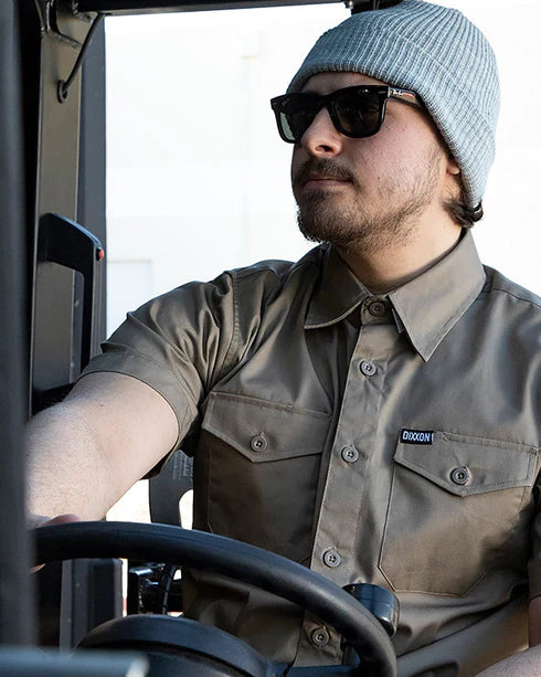 MEN'S WORKFORCE SS SHIRT (Tan) | DIXXON