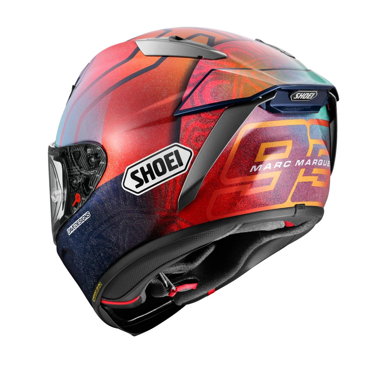 X-FIFTEEN MARQUEZ HOLIGRAPHIC TC-1 FULL FACE HELMET | SHOEI