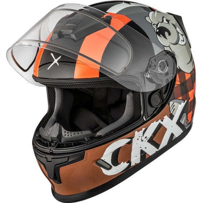 RR24Y DL LUMBERJACK HELMET (GLOSSY ORANGE) | CKX