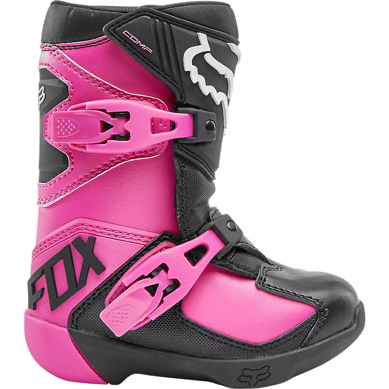 KIDS COMP BOOT (black/pink) | Fox Racing