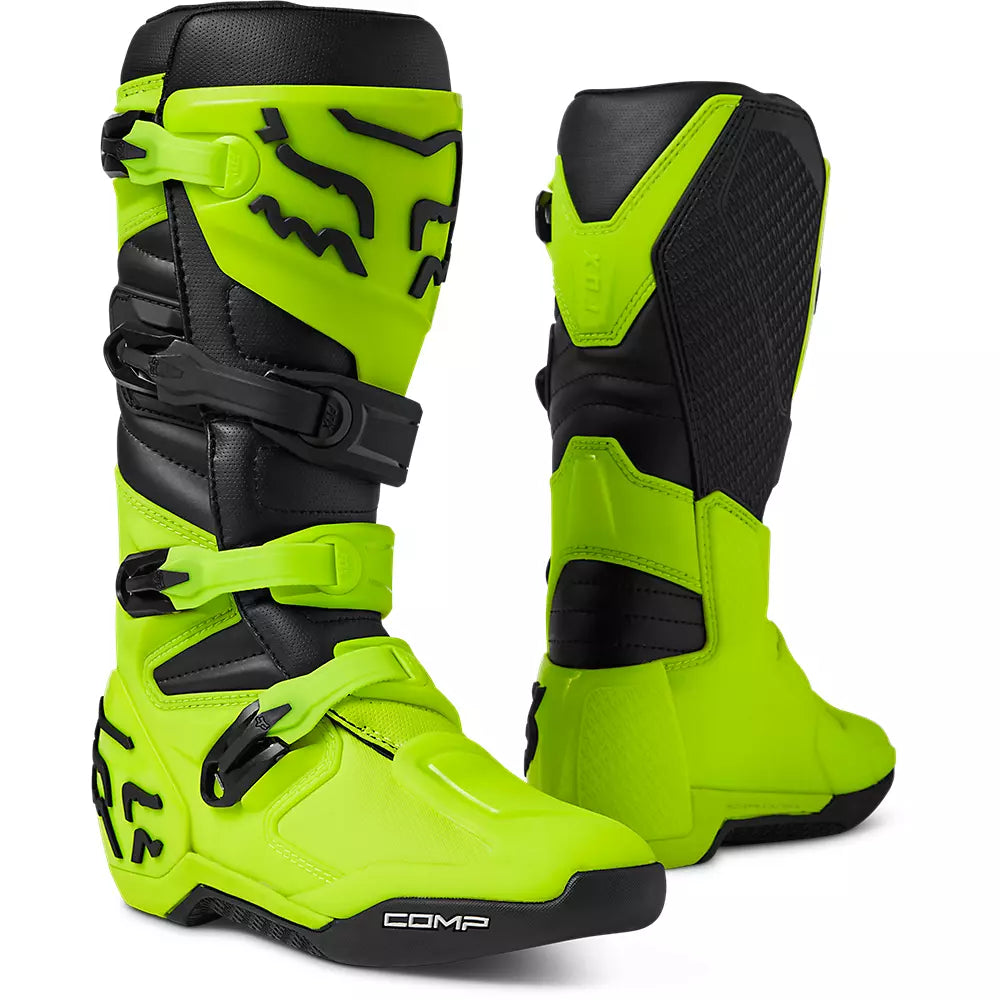 MEN'S COMP BOOT (FLO YLW) | Fox Racing