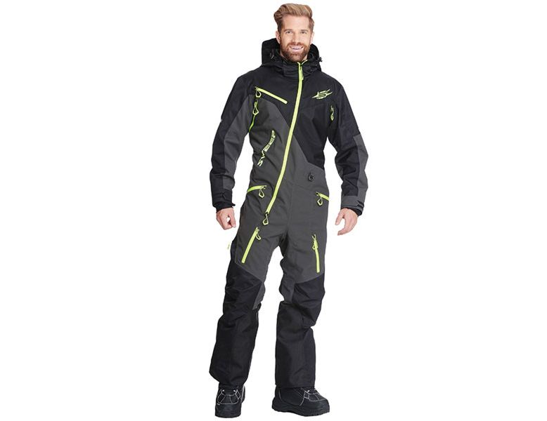 MEN'S INSULATED MONOSUIT (BLK/GRY) | Sweep