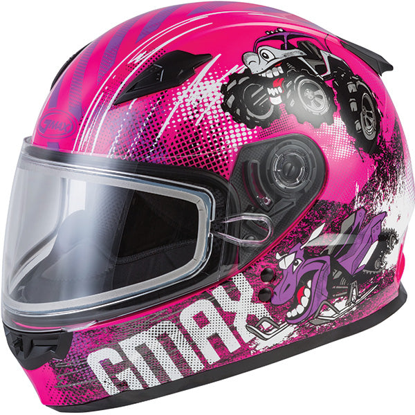 YOUTH GM49 SNOW HELMET (Beast Pink) | Gmax