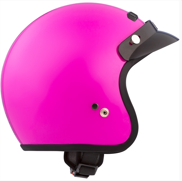 YOUTH VG300 SOLID 3/4 OPEN HELMET (Pink/Purple) | CKX