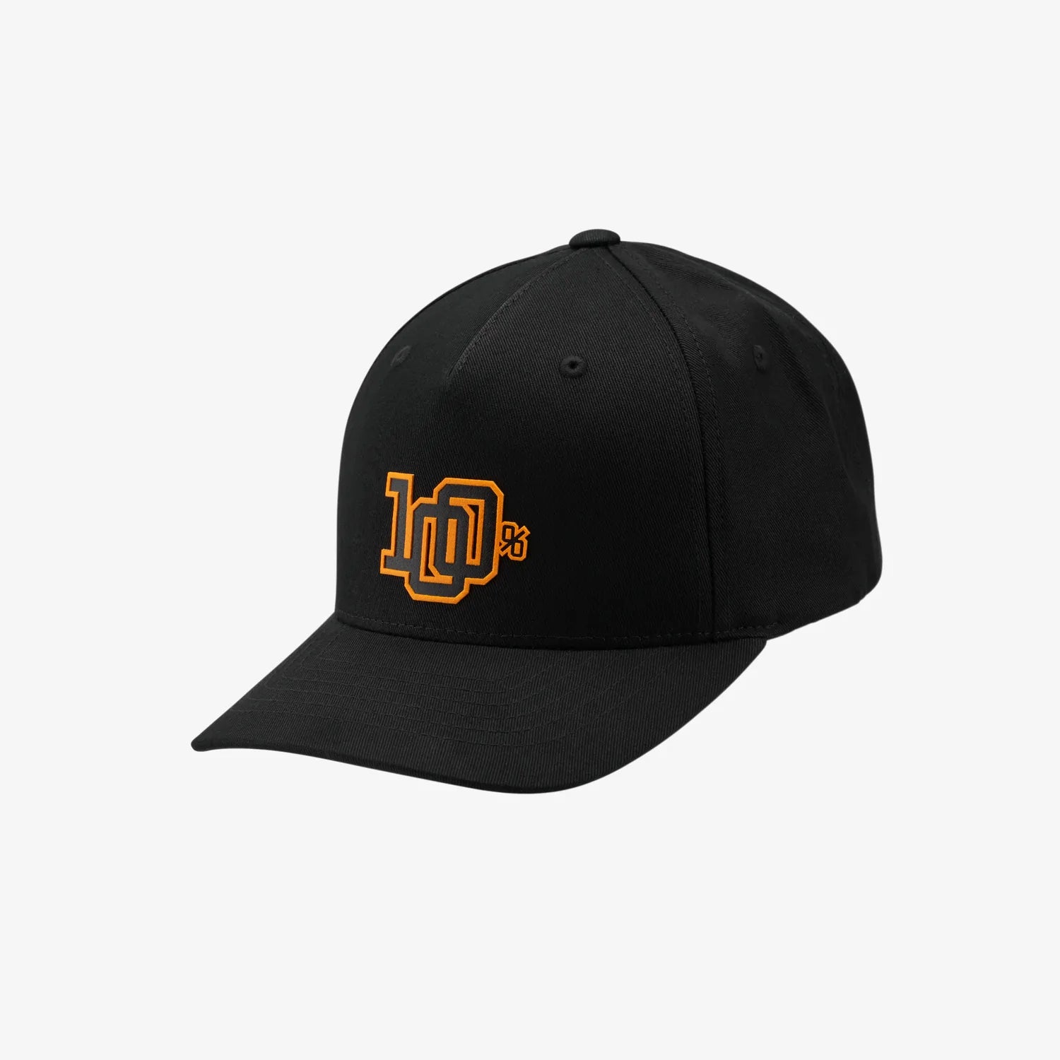 100% Varsity Youth Snapback Cap Black- OS