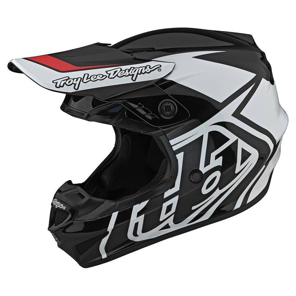 GP OVERLOAD HELMET (Black/White)C| Troy Lee Designs