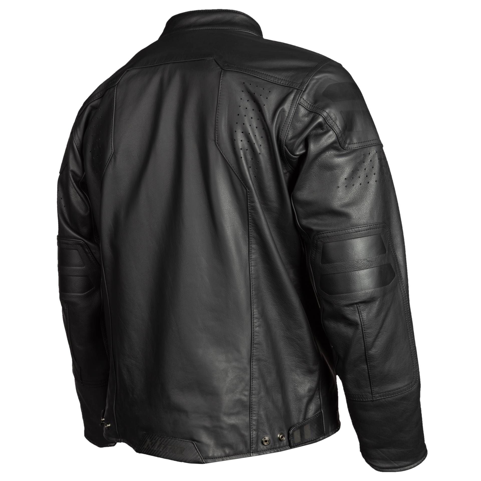 MENS SIXXER LEATHER JACKET (GUNMETAL BLK) | KLIM